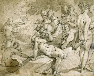 Diana und Kallisto, ca. 1595